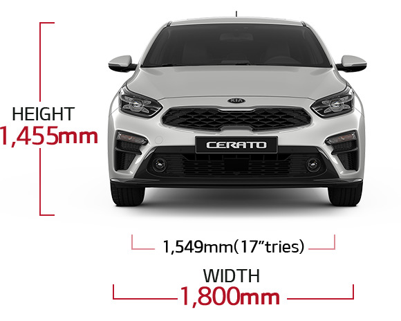 Kia Cerato Dimensions