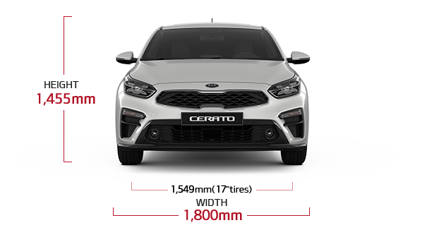 Kia Cerato Dimensions