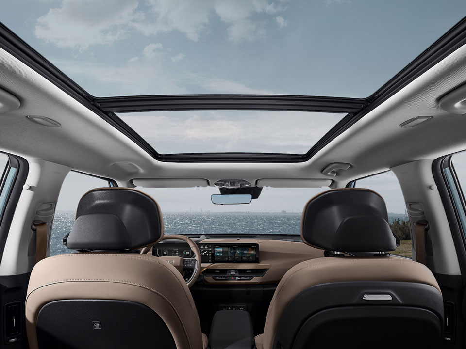 Panoramic sunroof