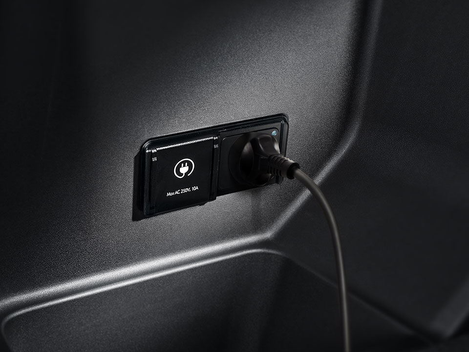 Interior V2L (Vehicle-to-Load) outlet
