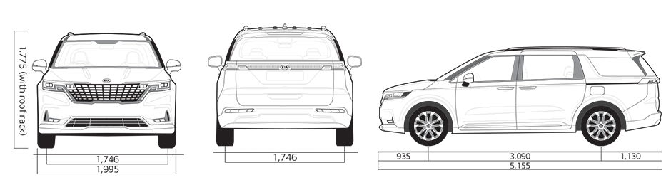 kia-ka4-21my-dimensions-all-view