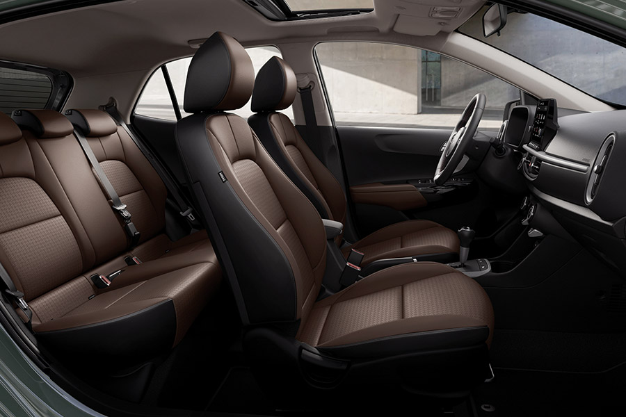 Ample headroom and legroom