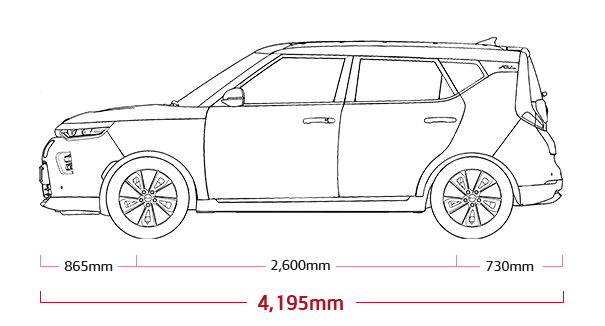 Kia Soul EV Dimensions