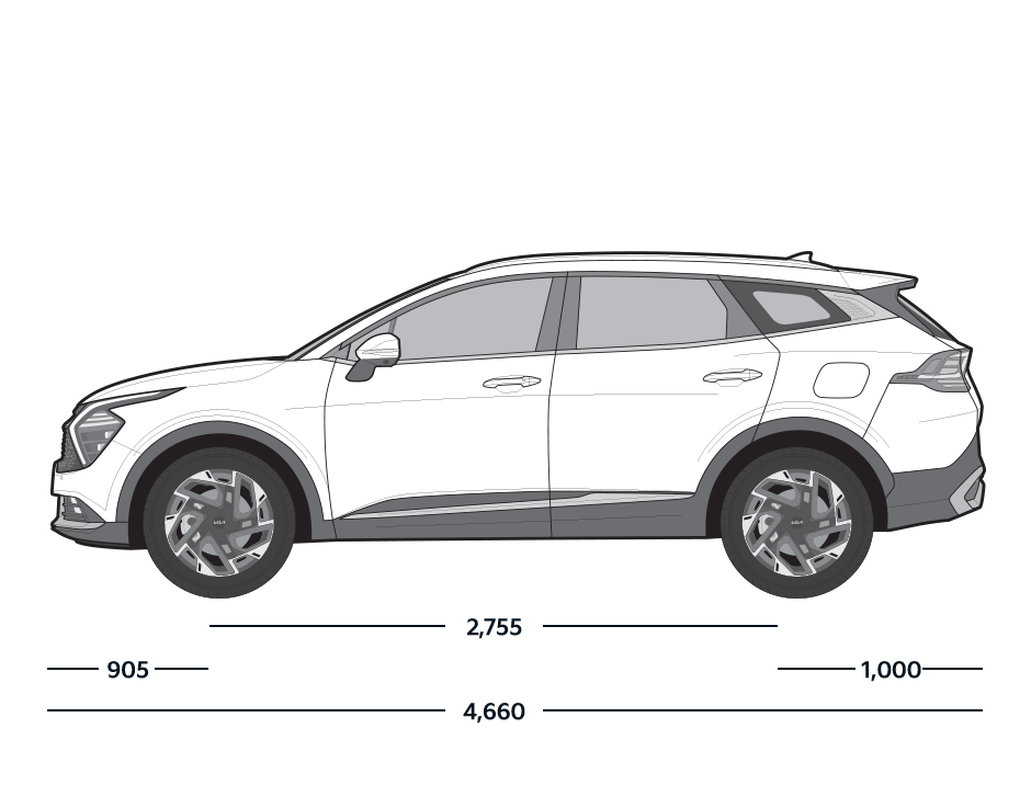 kia-nq5-22my-dimensions-side-w