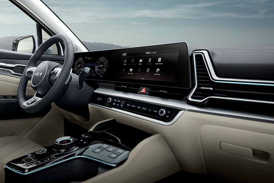 Infotainment system (navigation, phone connection setting)