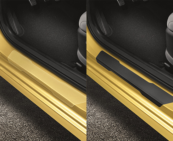 Door sill protection foils